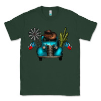 Sports Green texas truck Classic Tee - CowhideDigitalArt