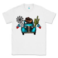 White texas truck Classic Tee - CowhideDigitalArt