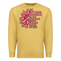 Antique Gold pink sunflower and cancer ribbon breast cancer Premium Sweatshirt - MaliasSmallBusiness