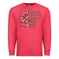 Cardinal pink sunflower and cancer ribbon breast cancer Premium Sweatshirt - MaliasSmallBusiness