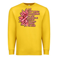 Lemon pink sunflower and cancer ribbon breast cancer Premium Sweatshirt - MaliasSmallBusiness