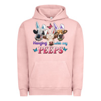 Pigment Salmon Hanging With My Peeps Cows Urban Hoodie - RanaPortraitStore