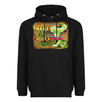 Black mama cita needs a margarita Heavyweight Hoodie - Jasminsmagicworld