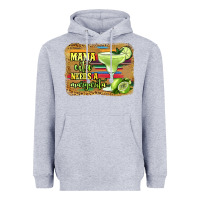 Heather Grey mama cita needs a margarita Heavyweight Hoodie - Jasminsmagicworld