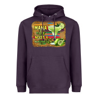 Plum mama cita needs a margarita Heavyweight Hoodie - Jasminsmagicworld