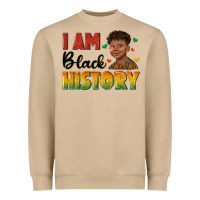 Mushroom i am black history with afro black boy Heavyweight Sweatshirt - texasbilliewilder