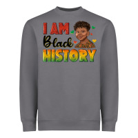 Storm i am black history with afro black boy Heavyweight Sweatshirt - texasbilliewilder