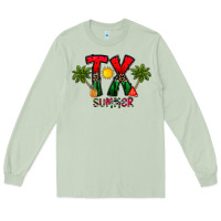 Matcha texas summer Long Sleeve Tee - CowhideDigitalArt