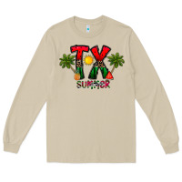 Mushroom texas summer Long Sleeve Tee - CowhideDigitalArt