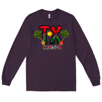 Plum texas summer Long Sleeve Tee - CowhideDigitalArt