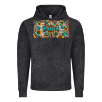 Vintage Black Blessed With Sunflower And Gemstone Vintage Hoodie - RanaPortraitStore