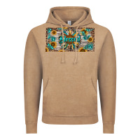 Vintage Coffee Blessed With Sunflower And Gemstone Vintage Hoodie - RanaPortraitStore