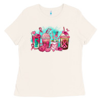 Bone breast cancer  coffee cups Ladies Tee - AdoDesignShop