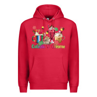 Cardinal cafecito y chisme coffee cups Premium Hoodie - MaliasSmallBusiness