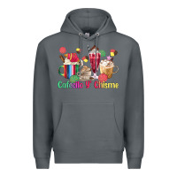 Rock cafecito y chisme coffee cups Premium Hoodie - MaliasSmallBusiness