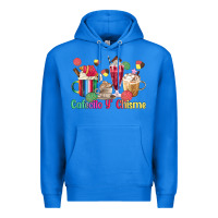 Cafecito Y Chisme Coffee Cups Premium Hoodie | Teevron