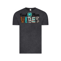 Vintage Black tired mom vibes Vintage Tee - texasbilliewilder