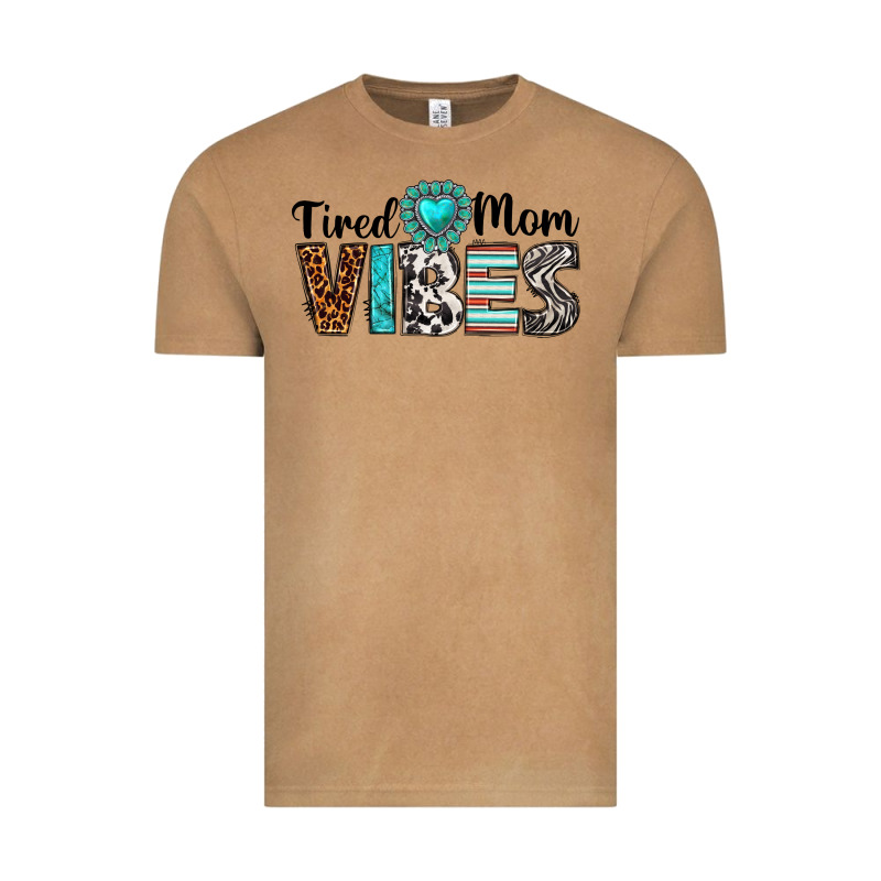 Tired Mom Vibes Vintage Tee by texasbilliewilder | Teevron