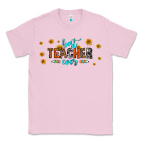 Bubblegum Pink best teacher ever 16oz libbey glass Classic Tee - HRA Design Shop