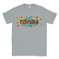 Heather Grey best teacher ever 16oz libbey glass Classic Tee - HRA Design Shop