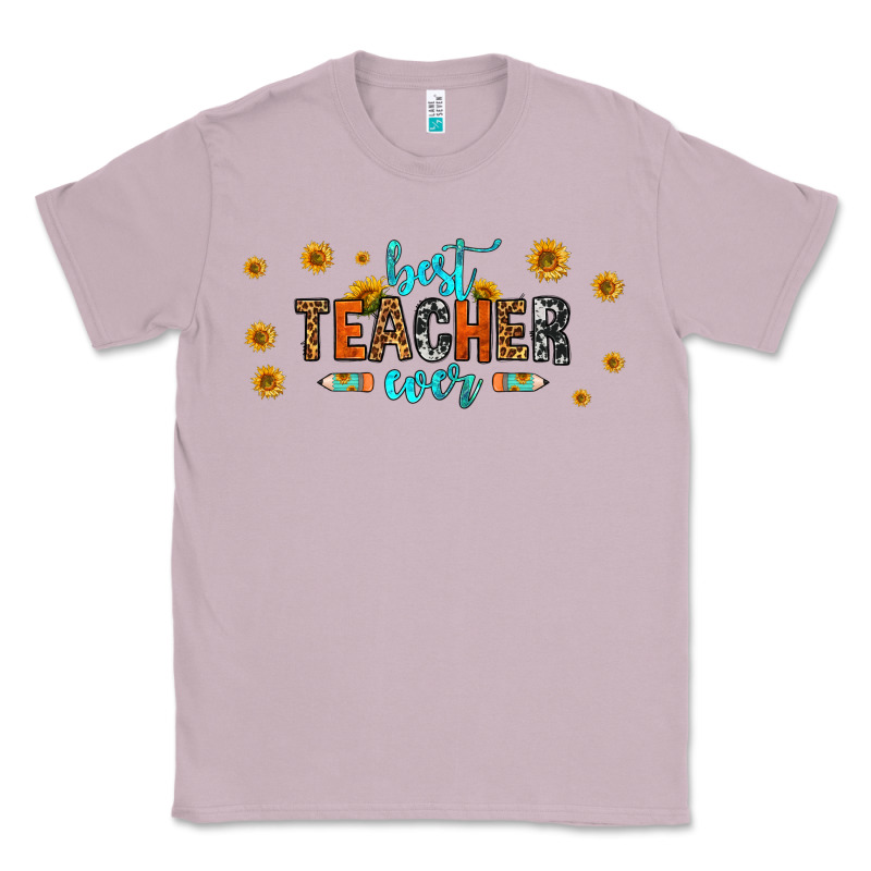Best Teacher Ever 16oz Libbey Glass Classic Tee by HRA Design Shop | Teevron