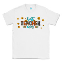 White best teacher ever 16oz libbey glass Classic Tee - HRA Design Shop