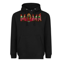 Black mama floral aztec leopard Heavyweight Hoodie - Jasminsmagicworld