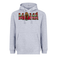 Heather Grey mama floral aztec leopard Heavyweight Hoodie - Jasminsmagicworld