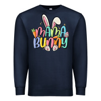 Navy mama bunny Premium Sweatshirt - MaliasSmallBusiness