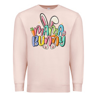 Pale Pink mama bunny Premium Sweatshirt - MaliasSmallBusiness