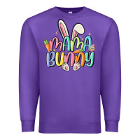 Purple mama bunny Premium Sweatshirt - MaliasSmallBusiness