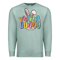 Seafoam mama bunny Premium Sweatshirt - MaliasSmallBusiness