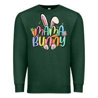 Sports Green mama bunny Premium Sweatshirt - MaliasSmallBusiness
