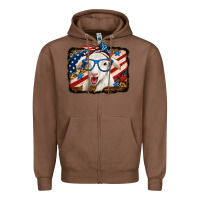 Chestnut 4th of july baby sheep Zipper Hoodie - Jasminsmagicworld