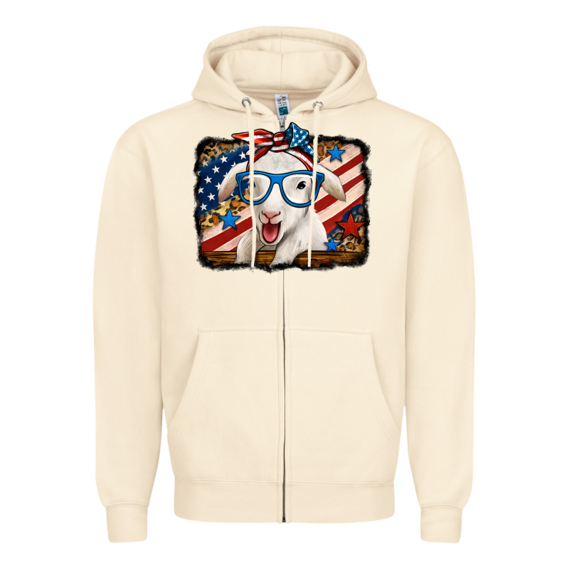 4th Of July Baby Sheep Zipper Hoodie by Jasminsmagicworld | Teevron