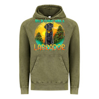 Vintage Olive life is better with a labrador Vintage Hoodie - texasbilliewilder
