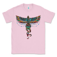 Bubblegum Pink aztec serape thunderbird Classic Tee - RanaPortraitStore
