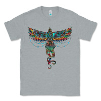 Heather Grey aztec serape thunderbird Classic Tee - RanaPortraitStore