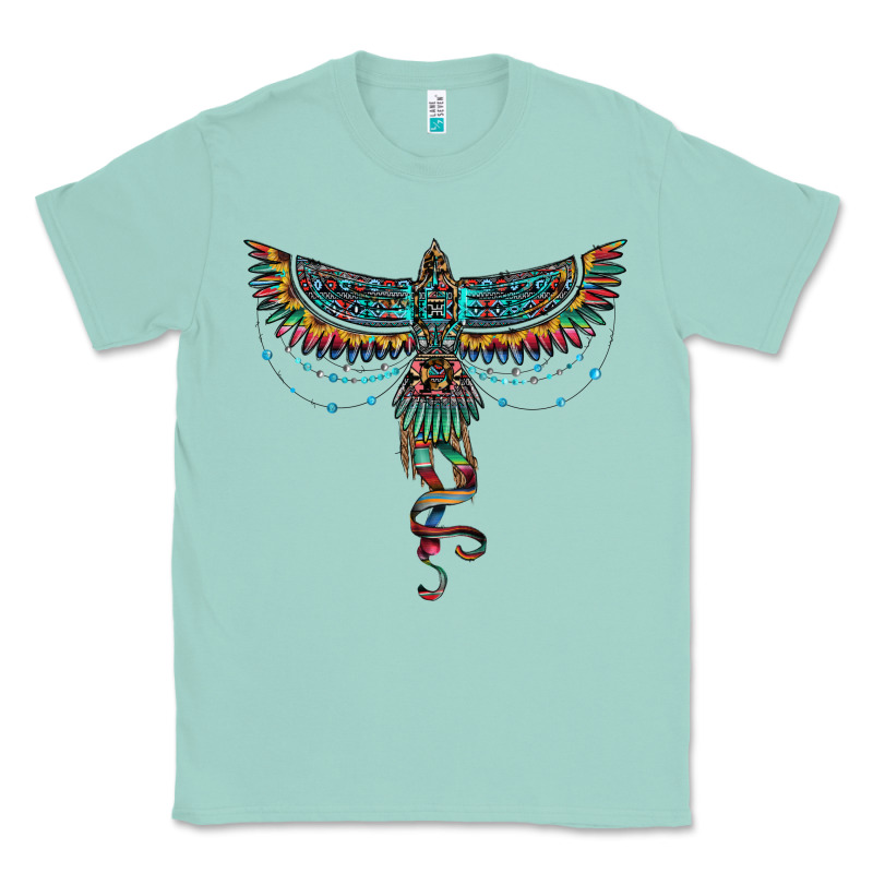 Aztec Serape Thunderbird Classic Tee by RanaPortraitStore | Teevron