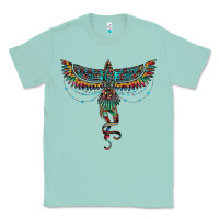 Seafoam aztec serape thunderbird Classic Tee - RanaPortraitStore