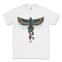 White aztec serape thunderbird Classic Tee - RanaPortraitStore