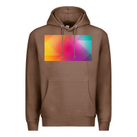 Chestnut multicolor abstract lines Premium Hoodie - chombo