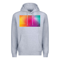 Heather Grey multicolor abstract lines Premium Hoodie - chombo