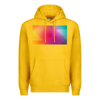 Lemon multicolor abstract lines Premium Hoodie - chombo