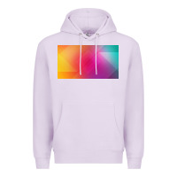 Lilac multicolor abstract lines Premium Hoodie - chombo