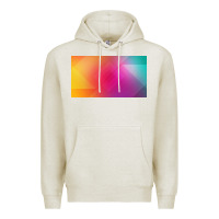 Oatmeal Heather multicolor abstract lines Premium Hoodie - chombo