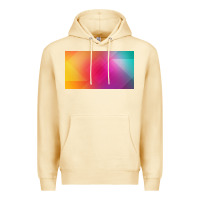Pina Colada multicolor abstract lines Premium Hoodie - chombo