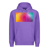 Purple multicolor abstract lines Premium Hoodie - chombo