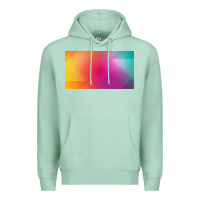 Seafoam multicolor abstract lines Premium Hoodie - chombo