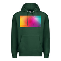 Sports Green multicolor abstract lines Premium Hoodie - chombo